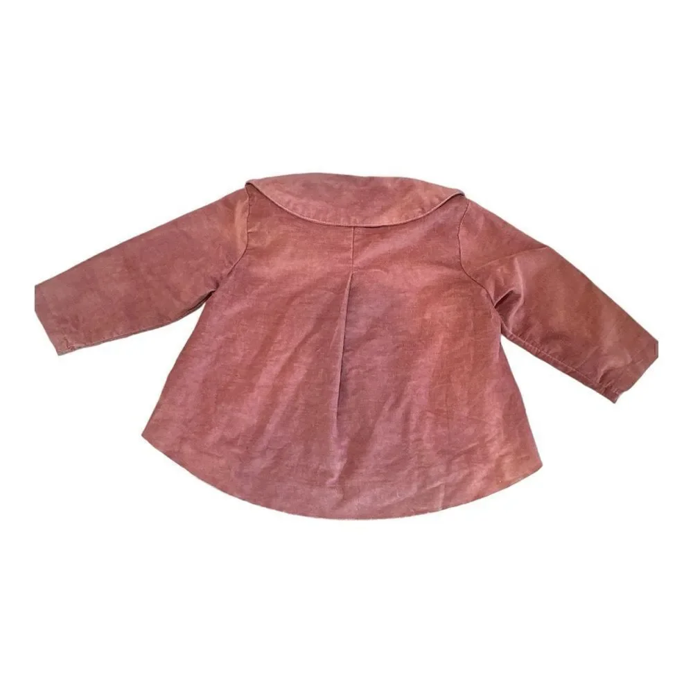 Bundle of 3 Girls-Distressed Jean Jacket Size 6, Corduroy Jacket & Dress Size 5